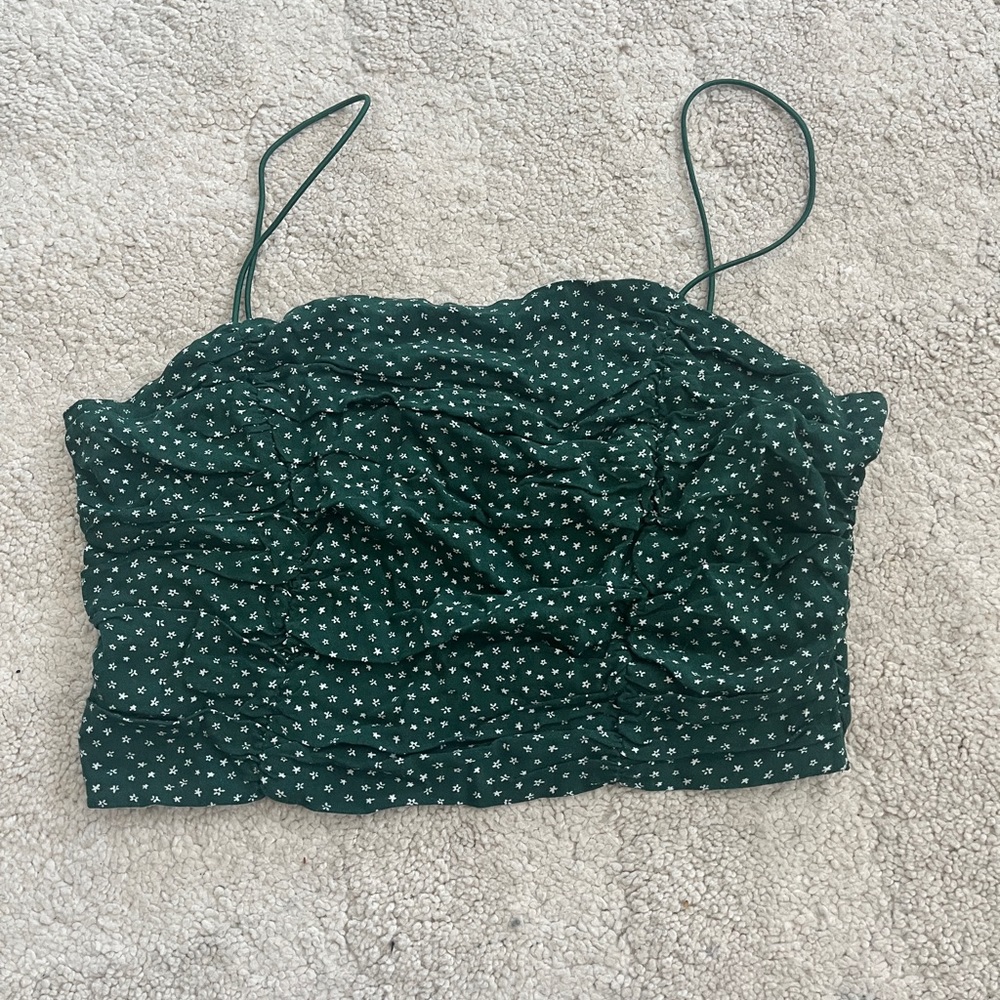 Pacsun green tank top blouse - size small